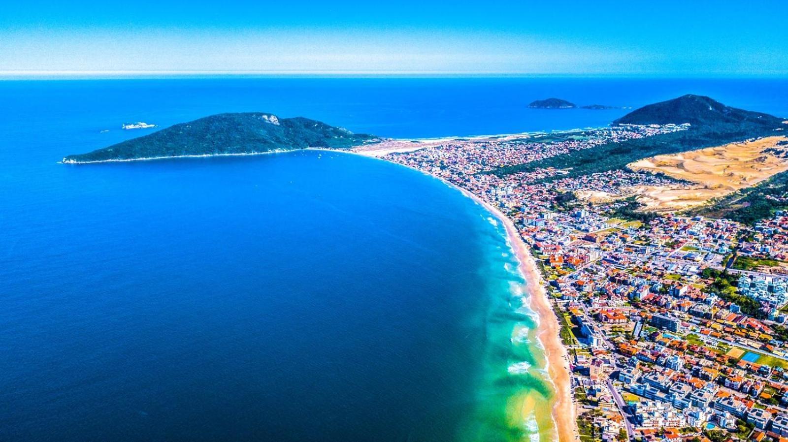 Golfinhos Apart-Hotel - Apto Terreo Frente Ao Mar!!! Florianópolis Dış mekan fotoğraf